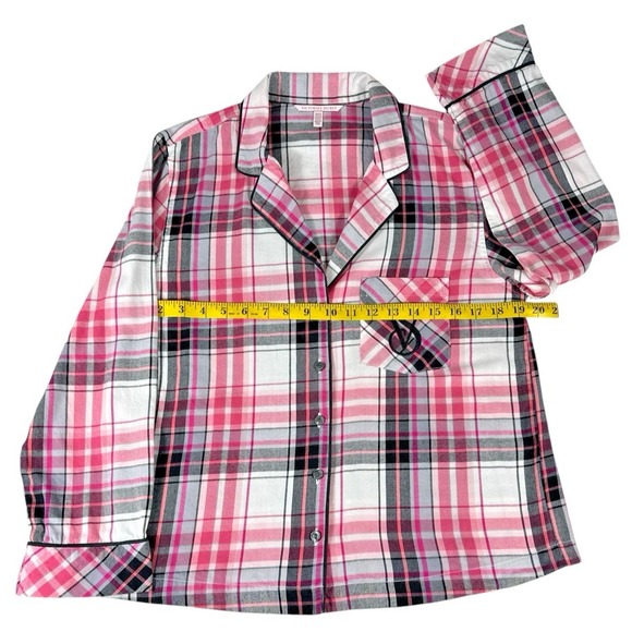 Victoria's Secret Women's Striped Pajama Set Long Sleeve Top & Drawstring Pan XS - Picture 6 of 16